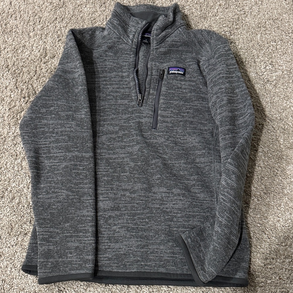 Youth Boys Patagonia Gray Sweater